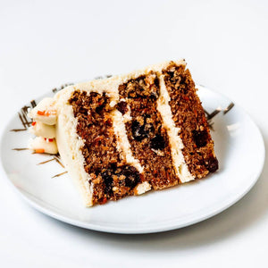 Cocoa and Fig Carrot Cake Slice