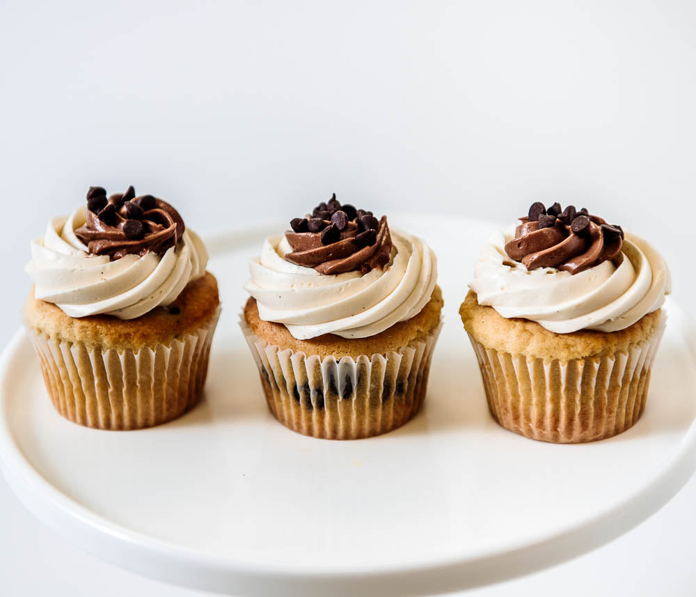 Cocoa and Fig Chocolate Chip Cupcake