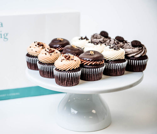 Cocoa and Fig Chocolate Lover's Dozen Cupcakes