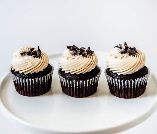 Cocoa and Fig Dark Chocolate Cupcake