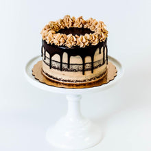 Load image into Gallery viewer, Cocoa and Fig Peanut Butter Bombe Cake
