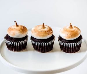 Cocoa and Fig S'mores Cupcake