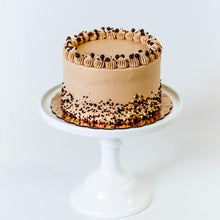 Load image into Gallery viewer, Cocoa and Fig Tuxedo Salted Caramel Cake