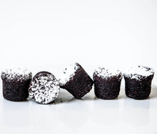 Load image into Gallery viewer, Mini Valrhona Chocolate Bouchons, brown bites